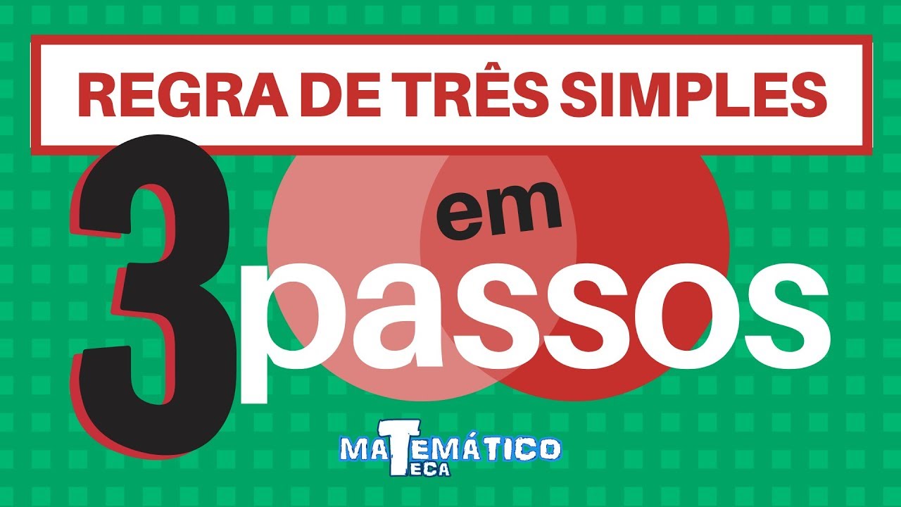 Regra de três simples em 3 passos