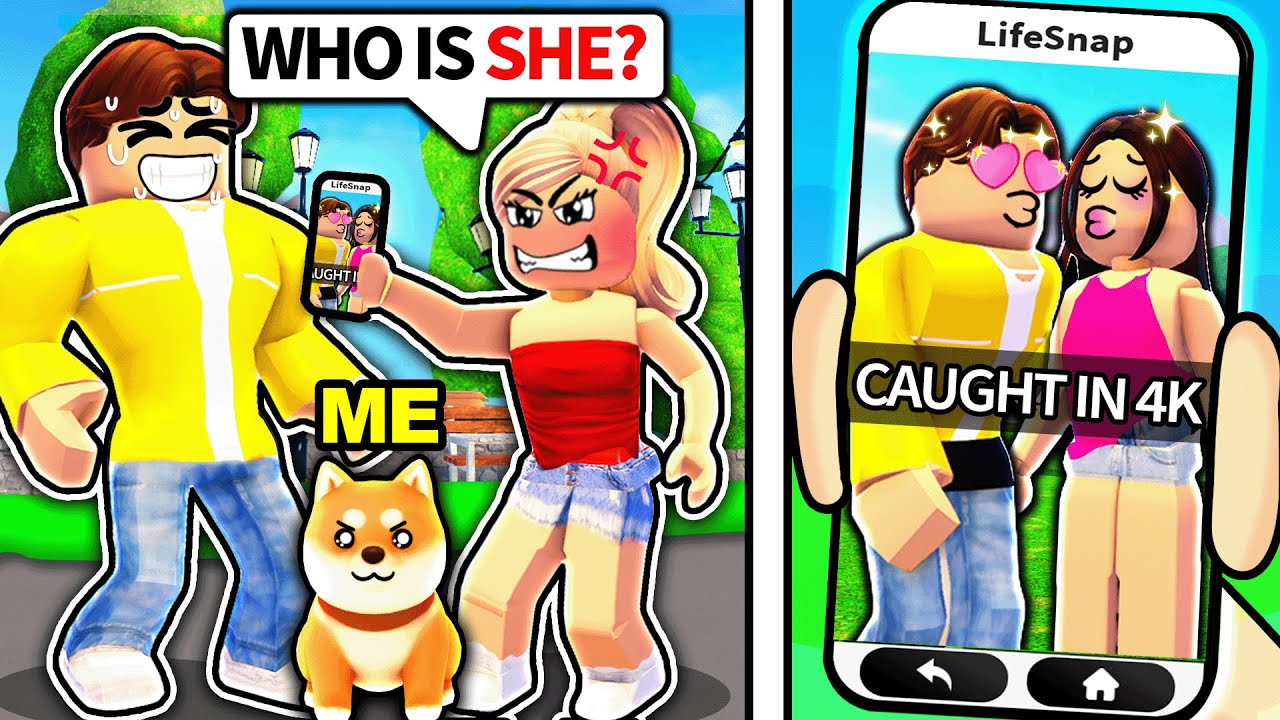 WE SPIED on ODERS as CUTE PUPPIES in Roblox Snapchat! (LifeTogether 🏠 RP)