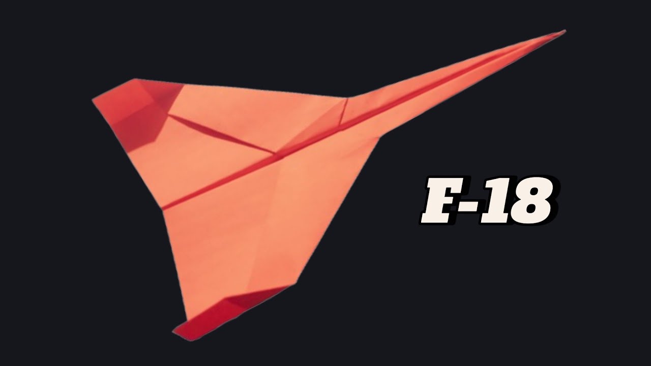 F-18 Origami Fighter Jet – Easy Paper Craft for Beginners | Shakil Origami School