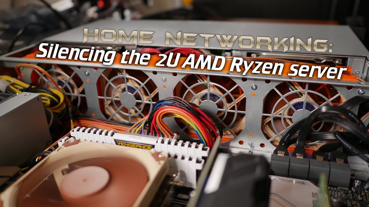 Home Networking: Silencing the 2U AMD Ryzen server (Noctua PWM mod)