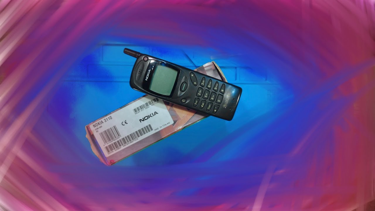 Nokia 3110  from 1997   unboxing and review
