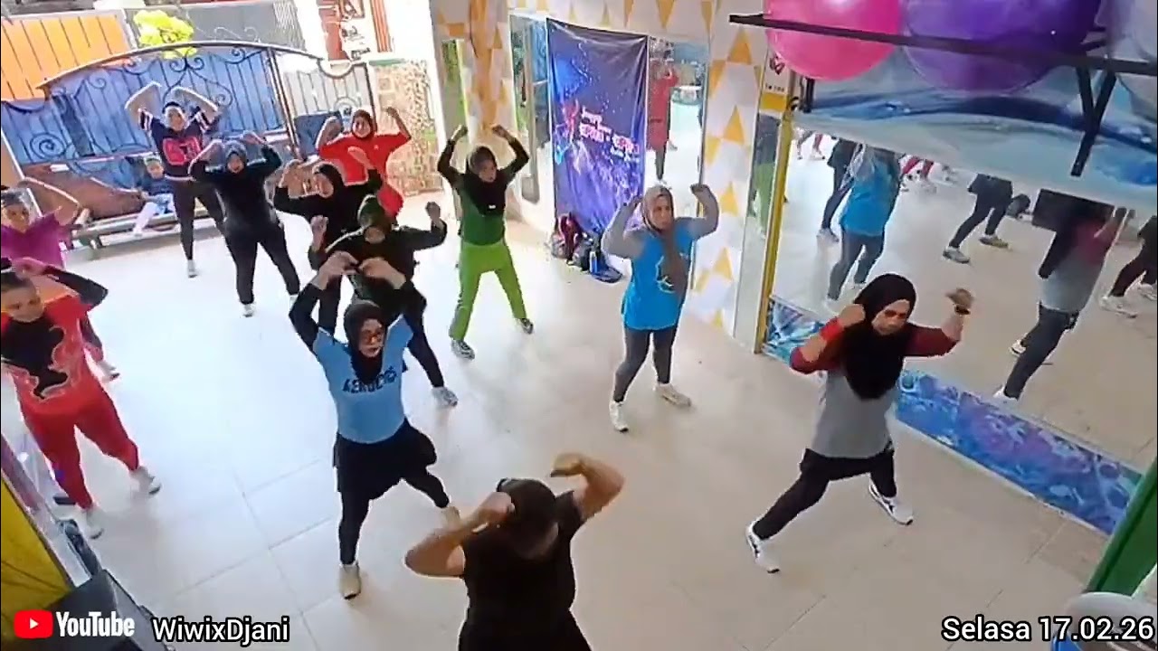 Aerobic Pemula Class, Ss Pica2 BkL. Selasa 170226 | Wiwix Djani 
