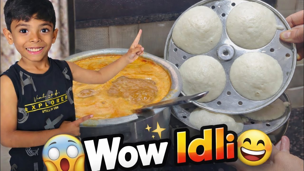 “WOW Idli 😍 Hruday ka FUNNIEST Reaction 😂 | Mom & Hruday Vlog ❤️”