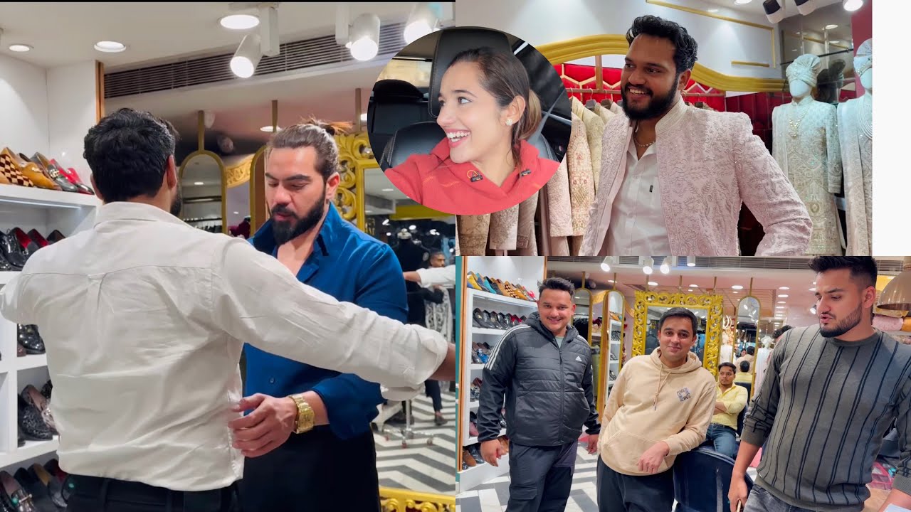 Manish की Sagai के कपड़े lene गए 🥰