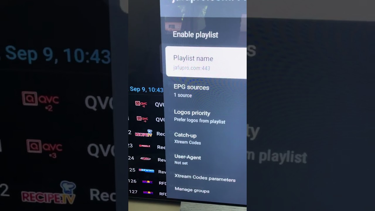 How to update your playlist on tivimate