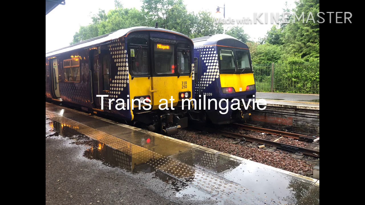 Trains at milngavie