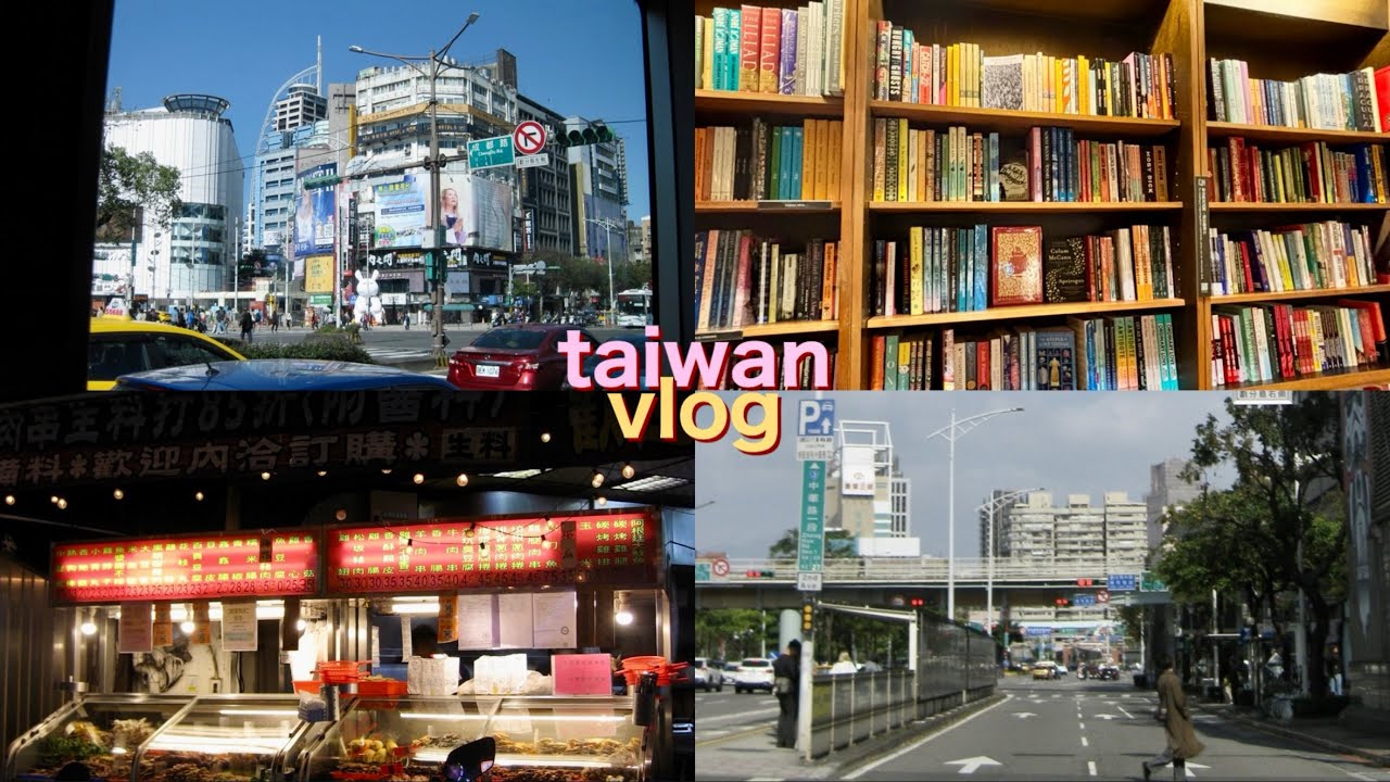 🌆 taiwan vlog: night market, exploring zhongshan & ximen, stationery shopping and visiting family