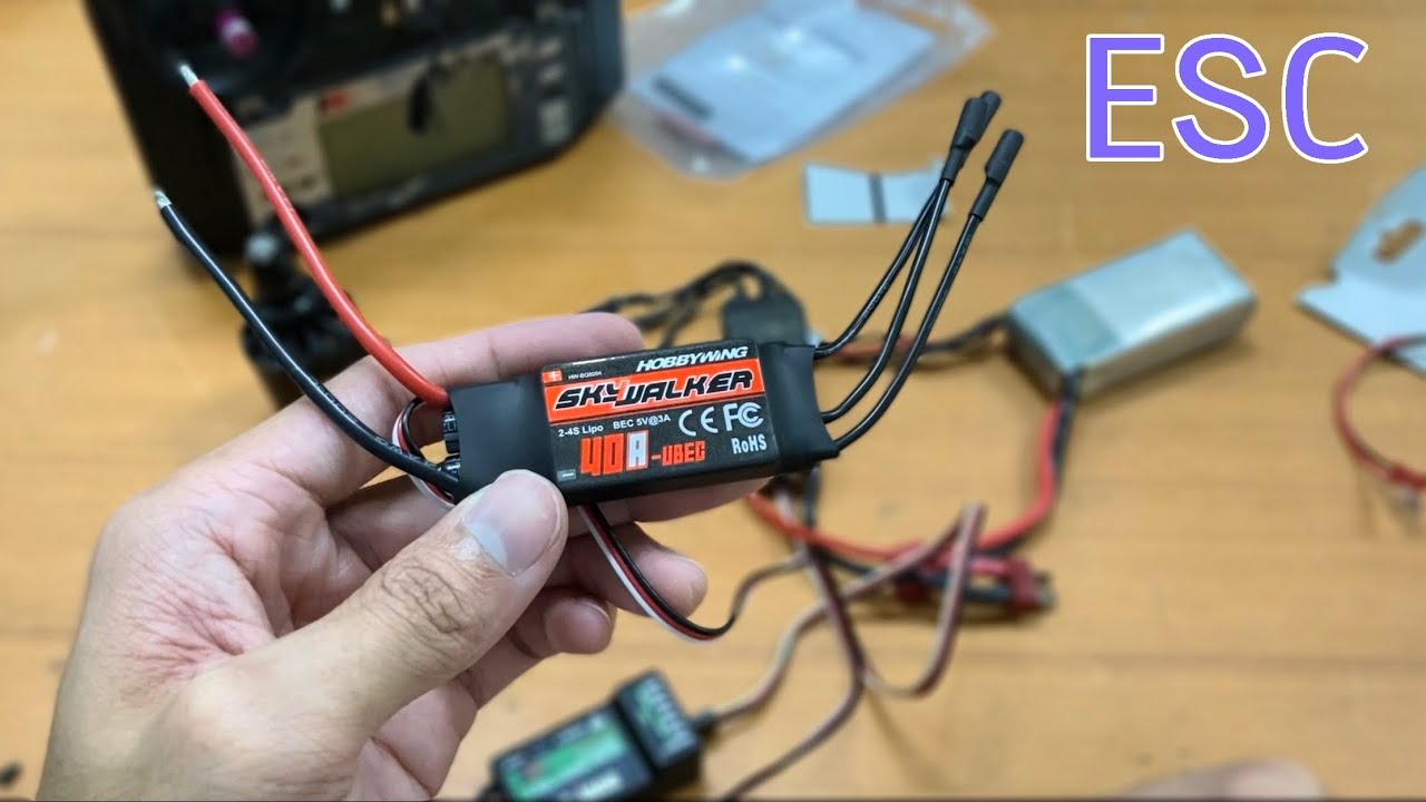 การทำงานของ #สปีดคอนโทรล “ESC (Electronic Speed Controller)”