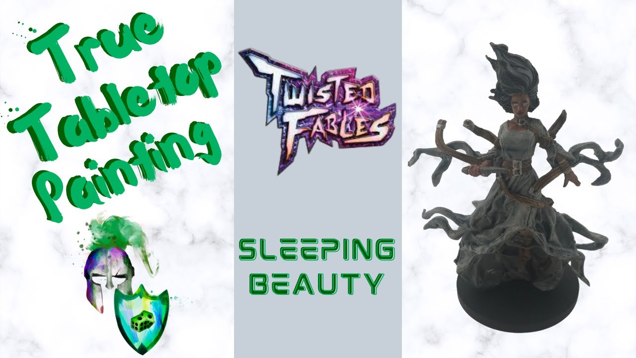 Painting Sleeping Beauty from Twisted Fables