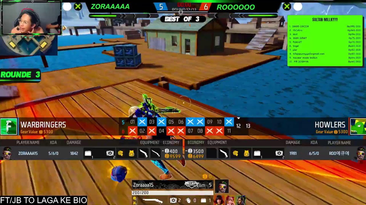 ROO VS ZORA LAGA MILLKYYY