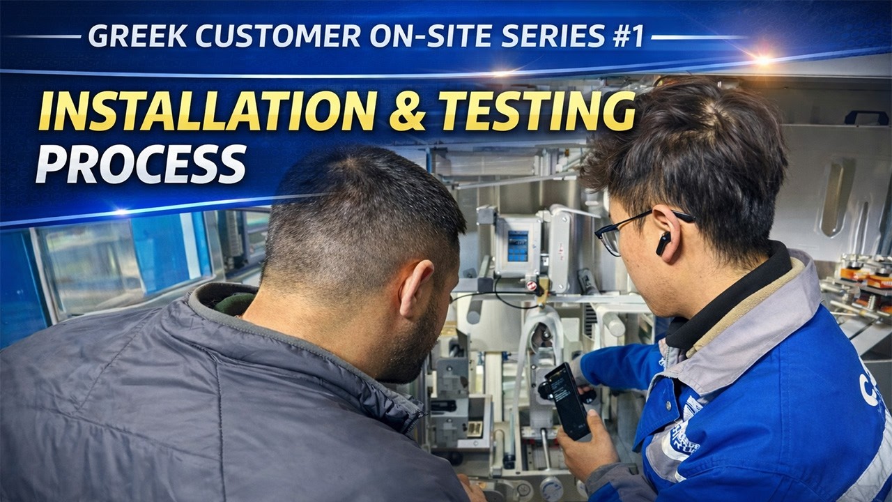 【Greek Customer Site Series 1】Finish Wet Wipes Production Line Installation and Commissioning