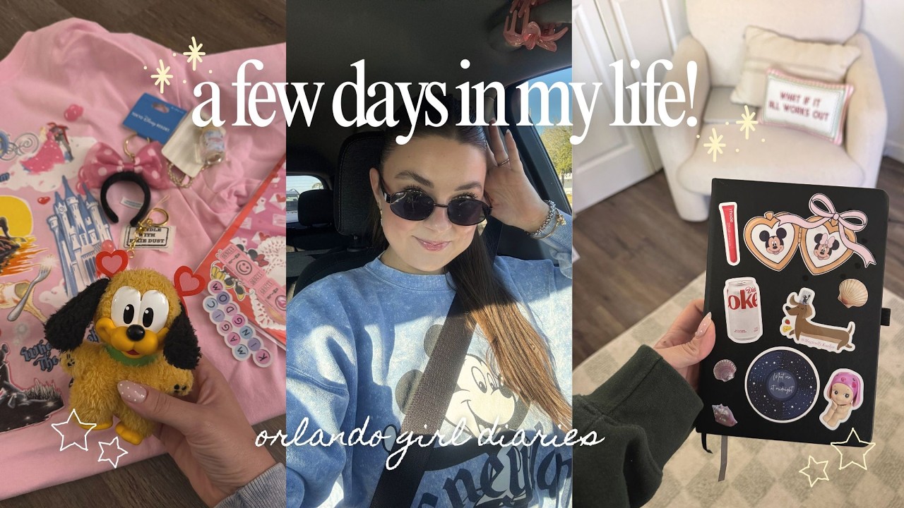orlando life vlog: happiest market haul, making the best of a bad week, + junk journal updates
