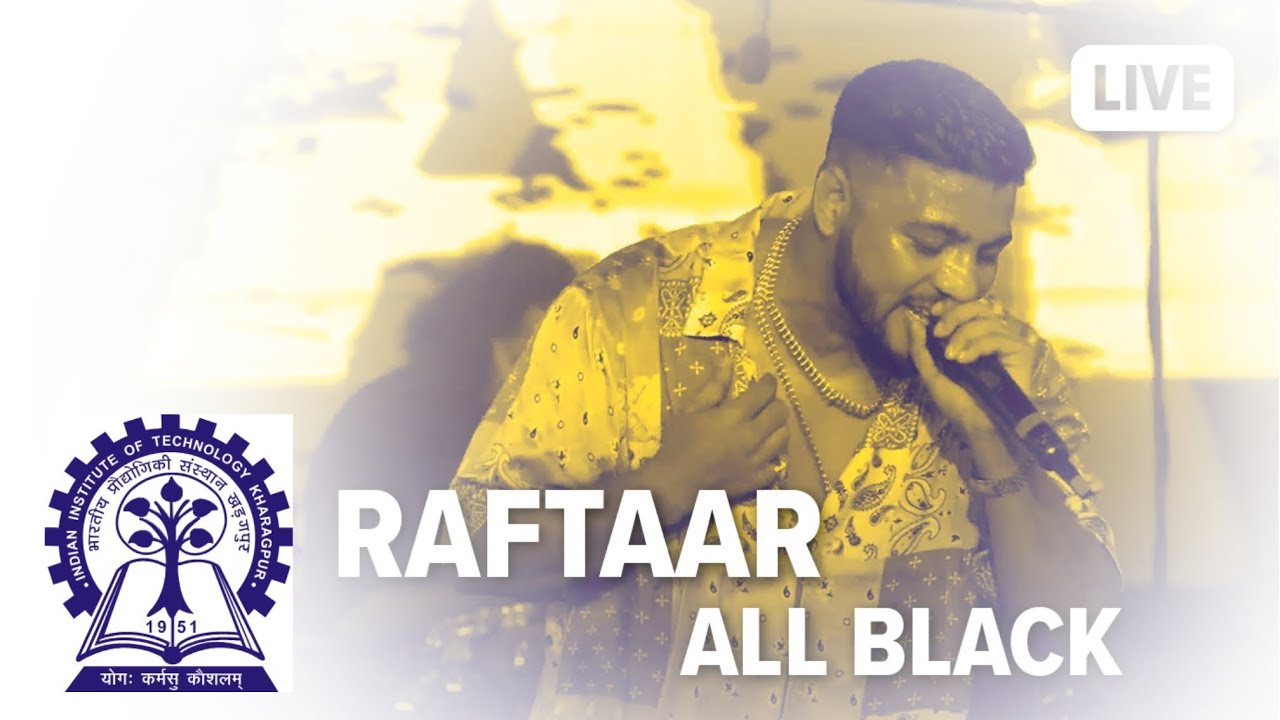 Raftaar Live Performance of All Black | Spring Fest 2026 | IIT Kharagpur