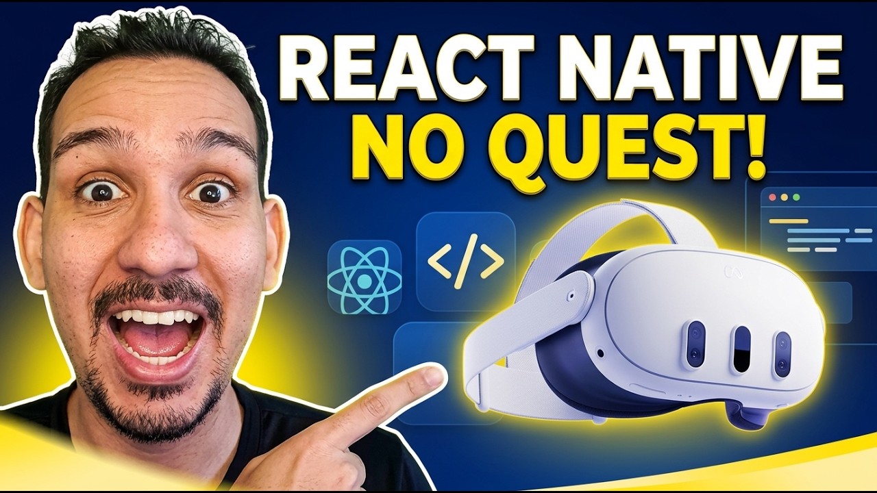 React Native OFICIAL no Meta Quest: porta pros apps úteis