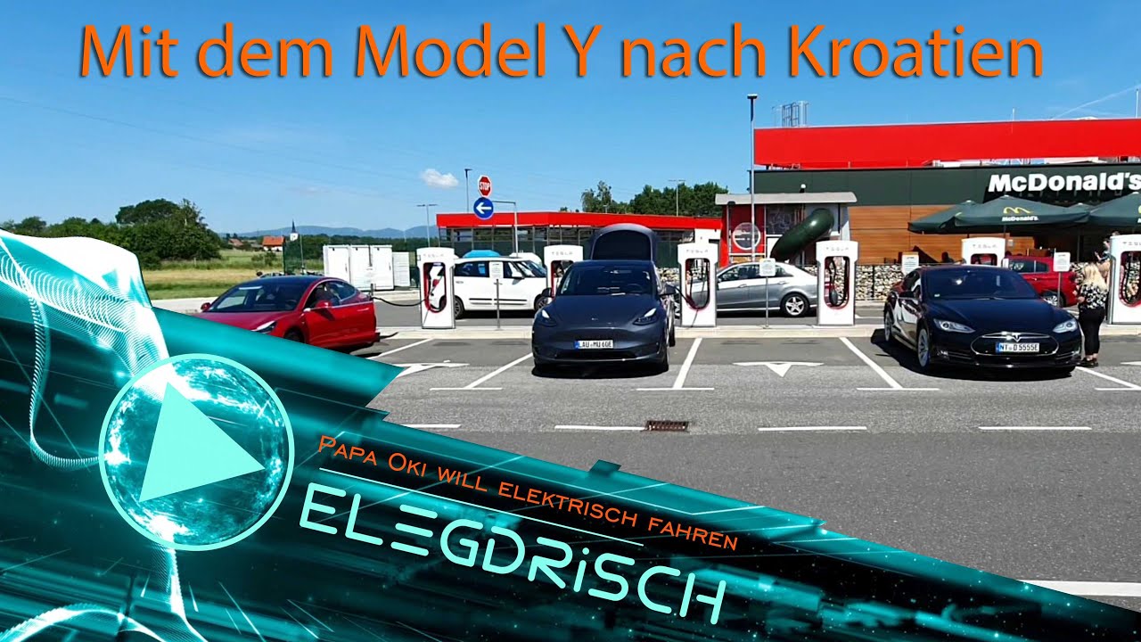 Tesla Model Y - Unsere erste große Urlaubsreise mit dem Elektroauto nach Kroatien.