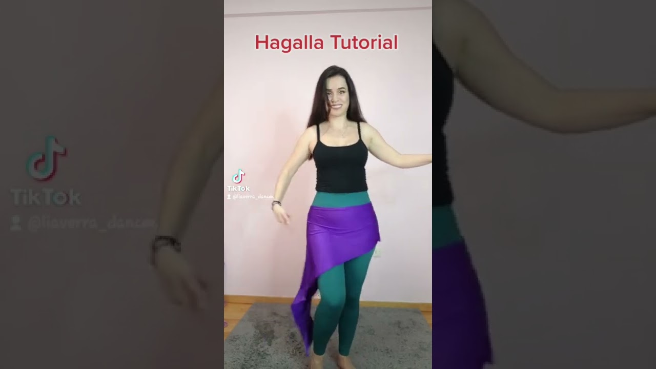 Short Hagalla Tutorial 3/4 Shimmy | Bellydance class for beginners