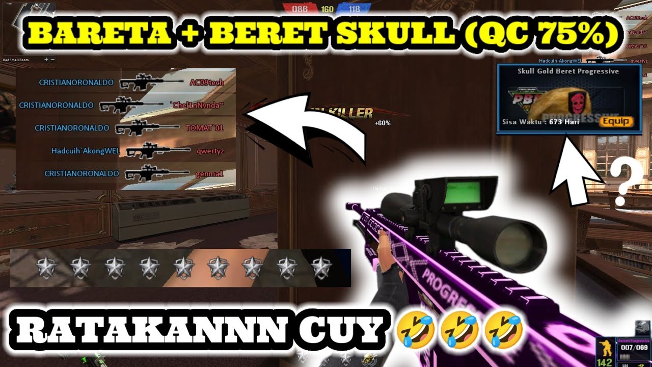 AWP ONLY BURNING HALL | GONCANGKAN PAKAI BARETA TERCEPAT DIBUMI MACRO AWP??!!! -Pointblank Indonesia