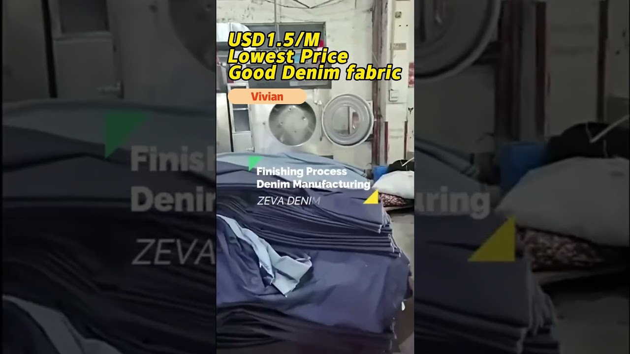 Good denim fabric with lowest price for fabric wholesaler #denimfabricsupplier #denimfabric #factory