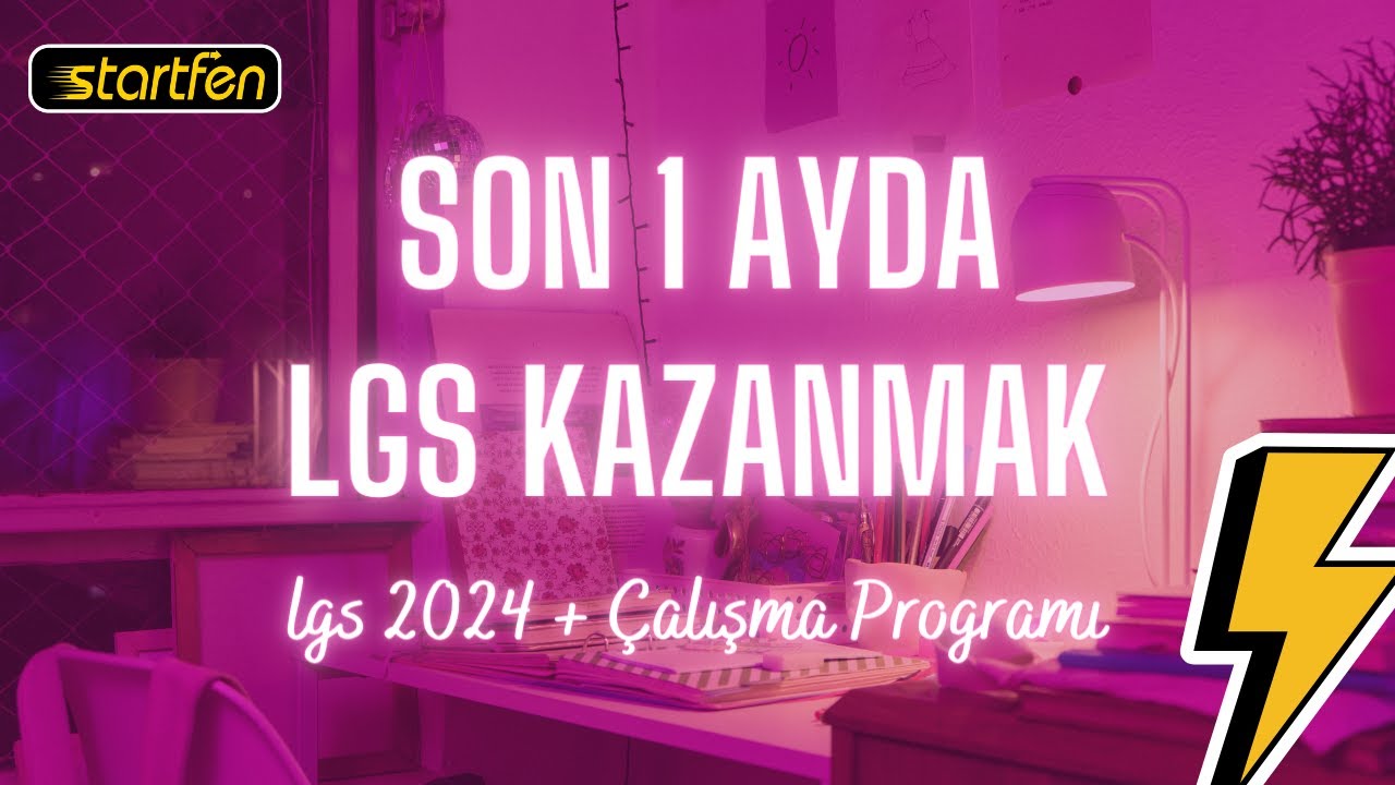 Son 1 Ayda LGS Kazanmak 💪 + LGS Çalışma Programı / Gün Düzeni / LGS 2024 Tayfa