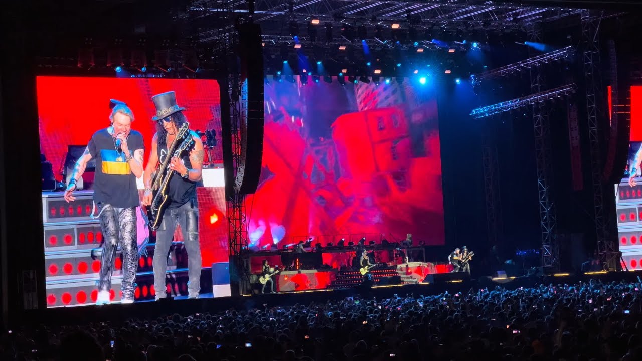 Guns N&rsquo; Roses - Civil War Live at Bucharest National Arena July 16, 2023 in 4K