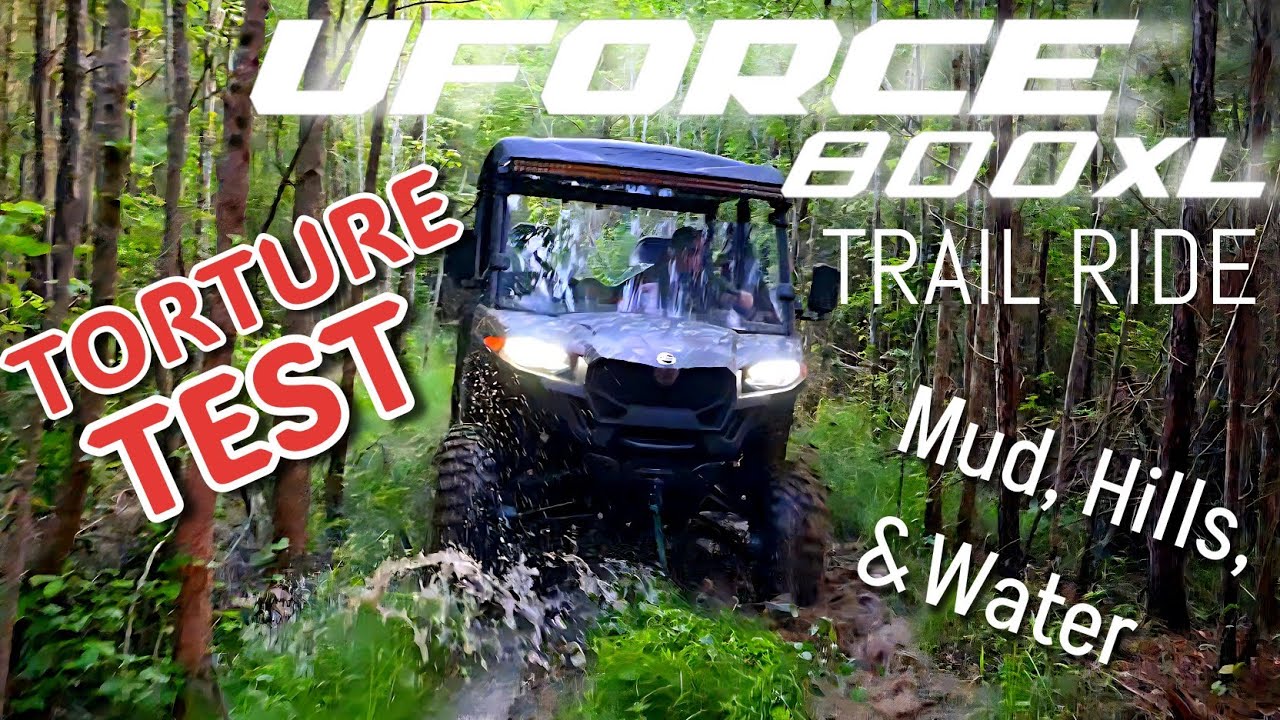 Trail Ride Torture Test: Cfmoto Uforce 800 XL, Mud, Hills, and Water