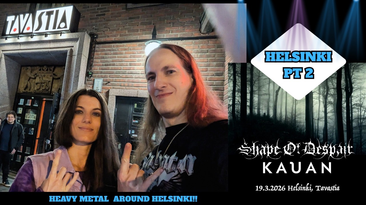 HEAVY METAL IN HELSINKI! - Pt 2: Alt bars, shops, & a gig!