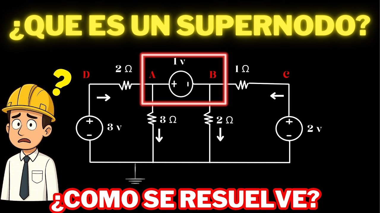 ¿Qué es un SUPERNODO? | El truco oculto del método de nodos