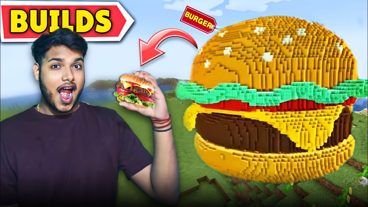 Minecraft Anything You Build You Eat !