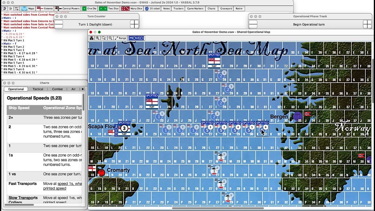 GWAS Plot and move multiple fleets in Jutland and later games