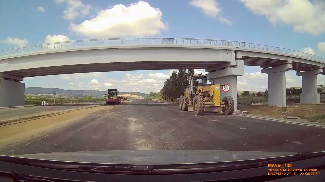 Autostrada A3 Nușfalău - Suplacu de Barcău, in premiera lotul filmat complet din masina