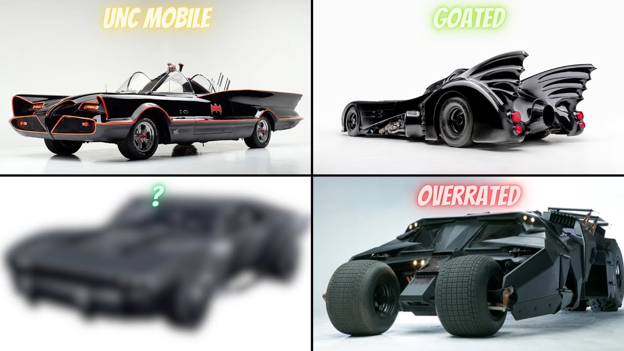 Ranking Every Live-Action Batmobile
