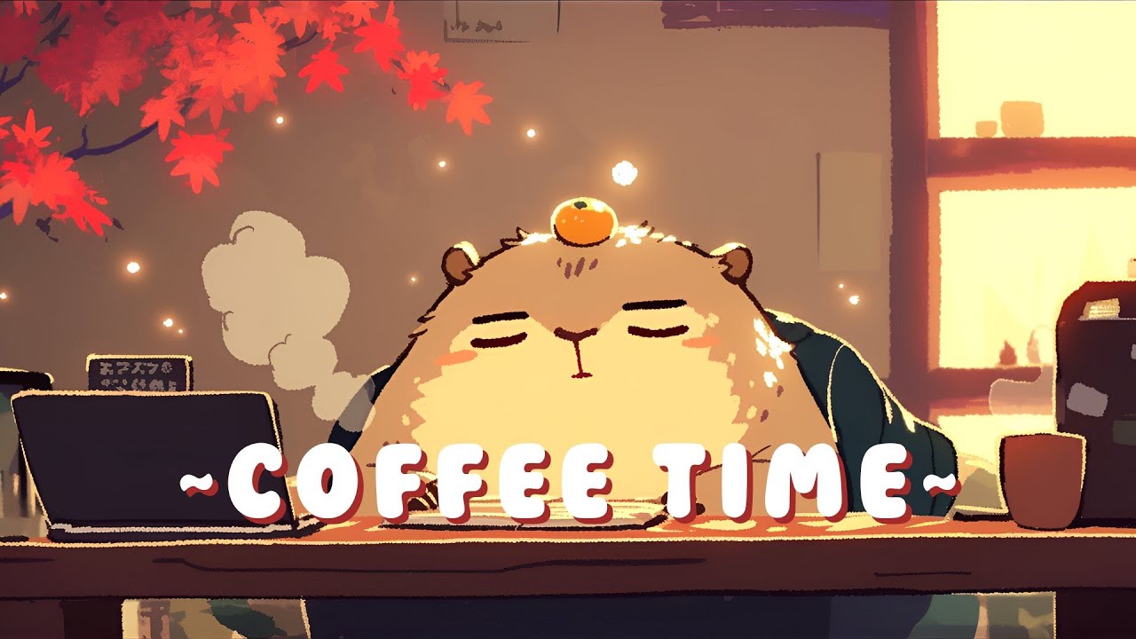 Capybara Beats & Lofi - Study & Chill Music Mix ~ Cozy Atmosphere ~ 🦫 🎮 ☕