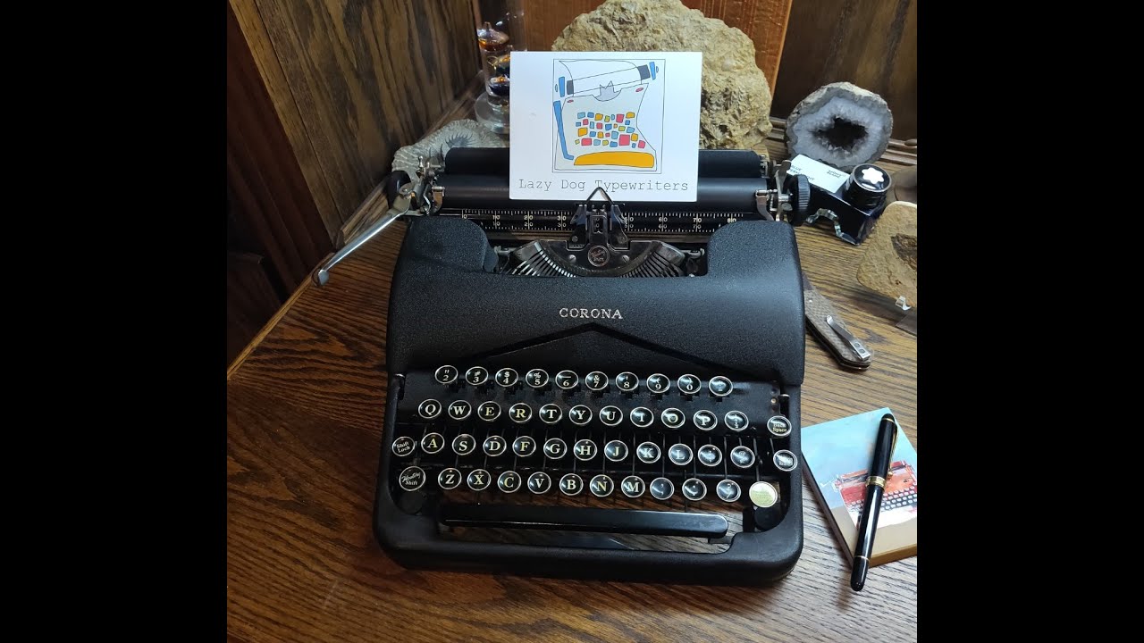 Setting the Standard: A time capsule of excellence - 1939 Smith Corona Standard Typewriter Review