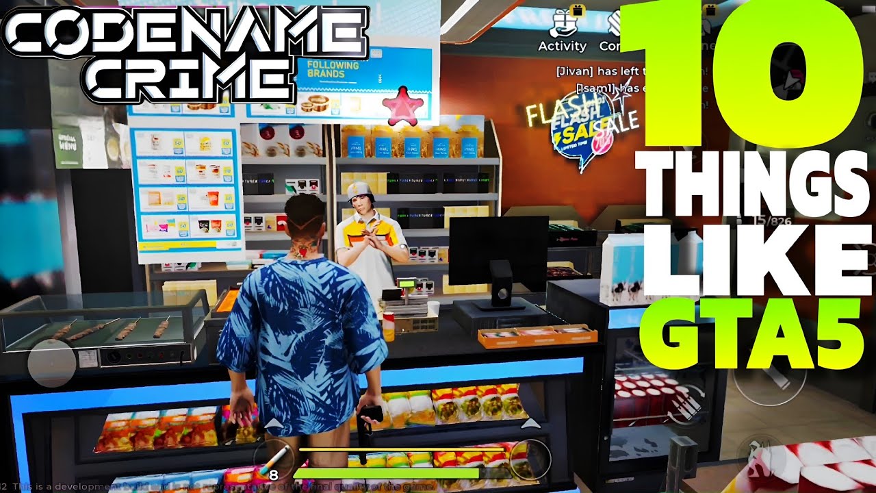 10 things in Codename Crime that are the same as GTA 5 | Part-1 