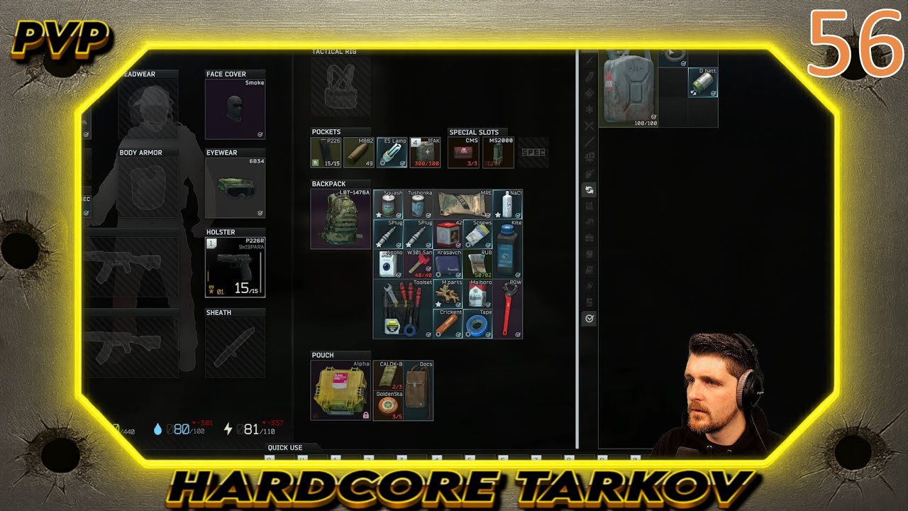 Trying to fill bags! in Hardcore Tarkov 1.0 Season 11 Episode 56