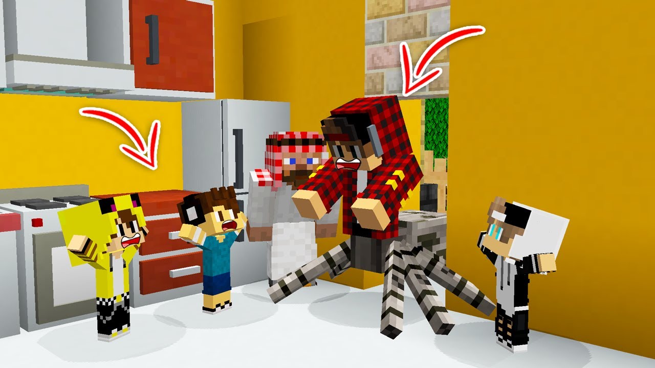 ماين كرافت لكن سويت مقلب العنكبوت المخيف 😨 #فلم_ماين_كرافت