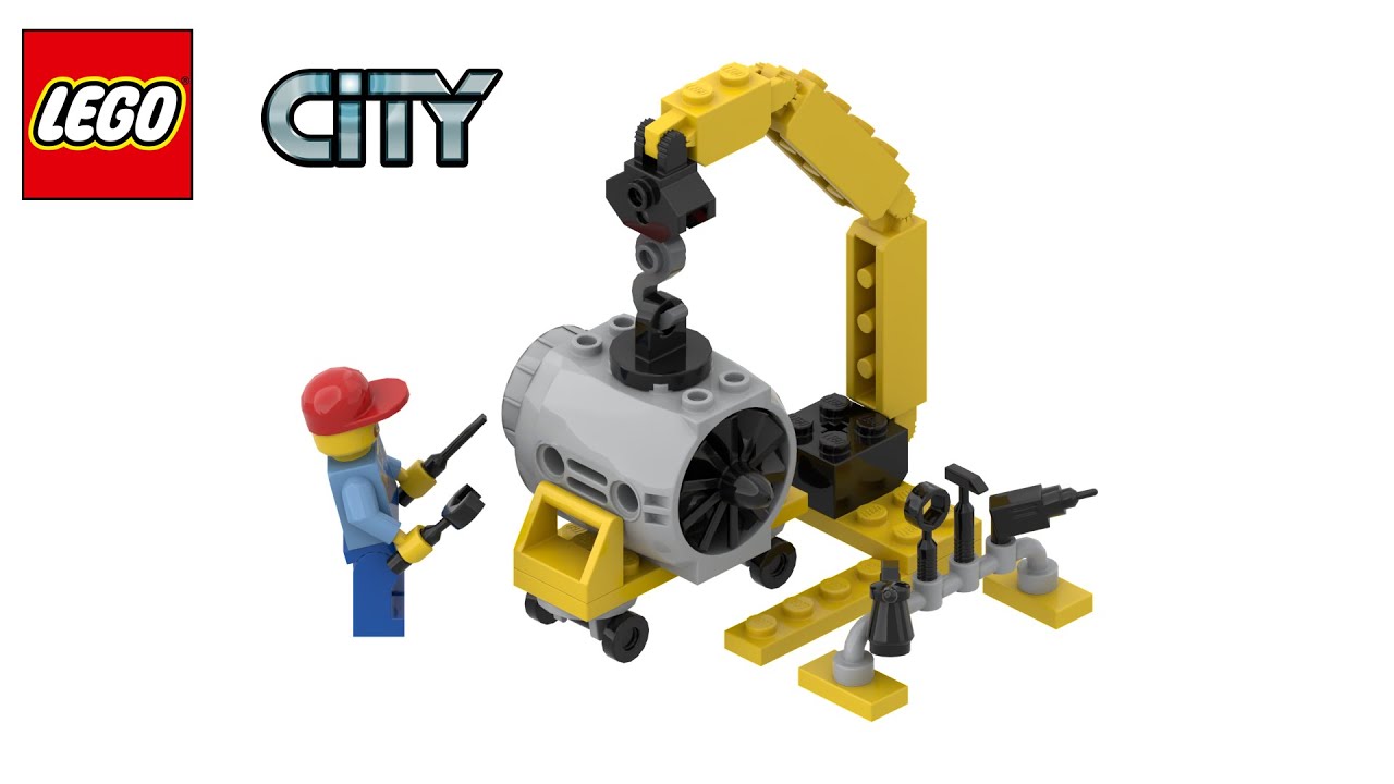 LEGO City 7901 | Airplane Mechanic | 2006