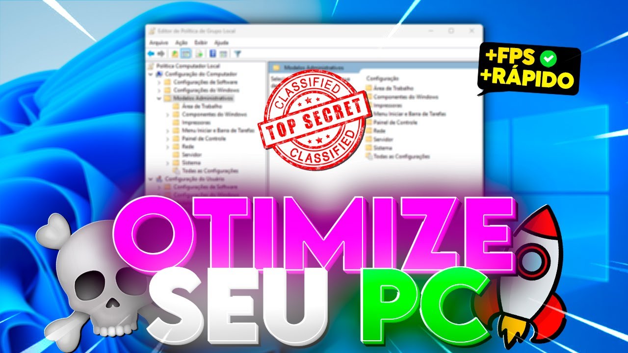 CONFIGURAÇÕES SECRETAS para DEIXAR seu PC VOANDO! 🚀 (+FPS +RÁPIDO)