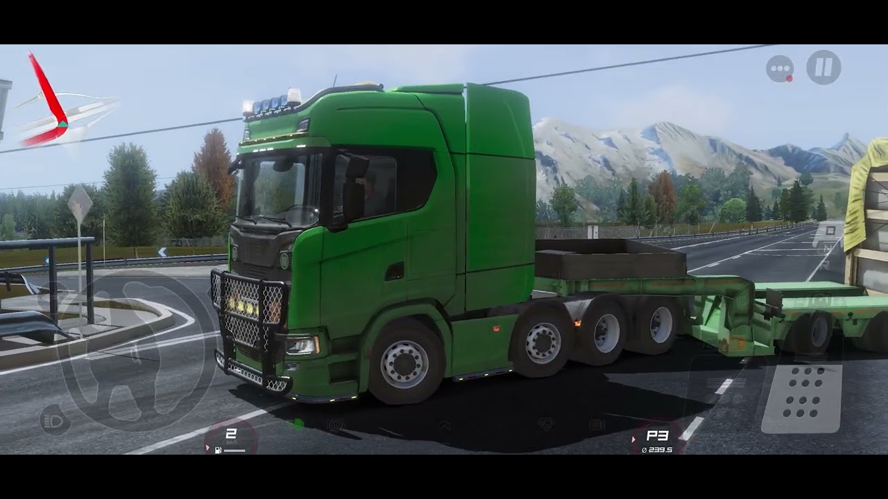 Probando la nueva actualización de #truckersofeurope3 of la nueva ciudad de milan