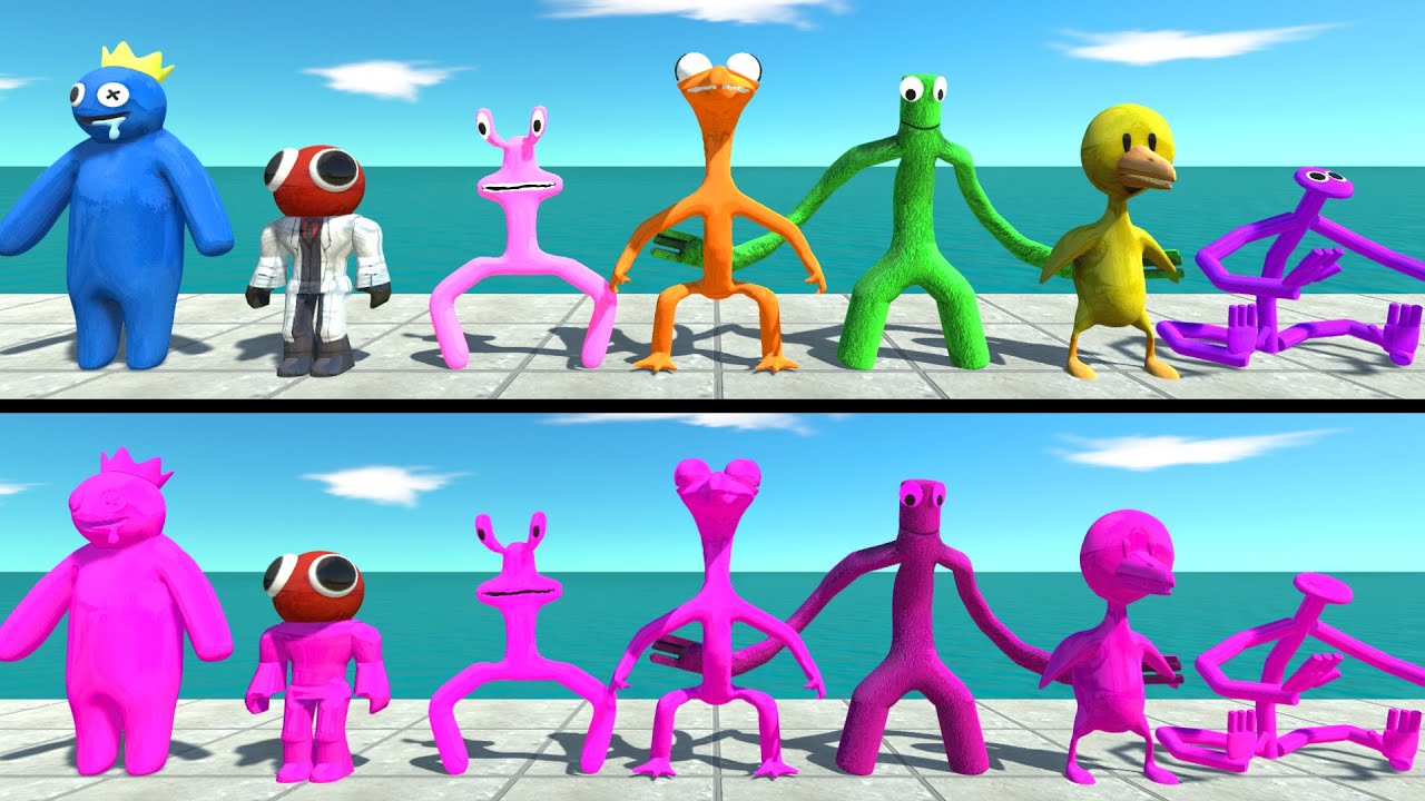 Rainbow Friends vs Pink Rainbow Friends - ARBS