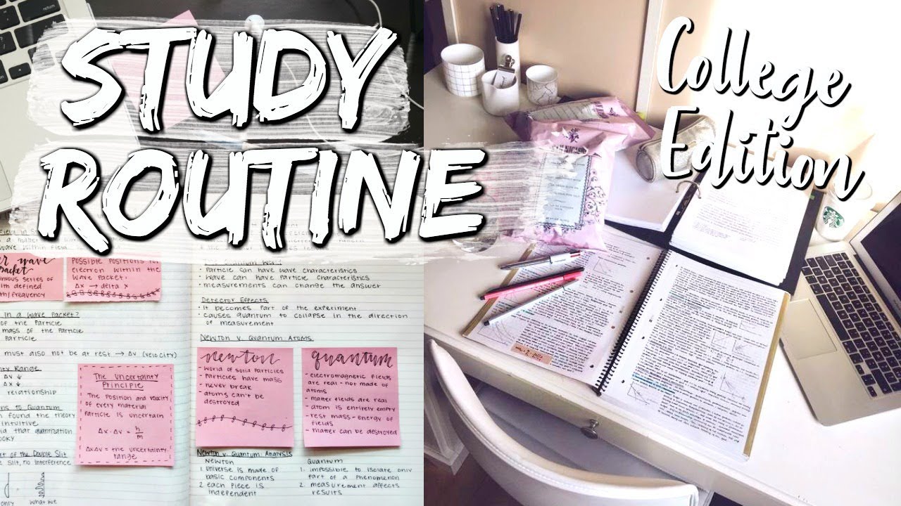MY STUDY ROUTINE | study motivation for school & organization tips