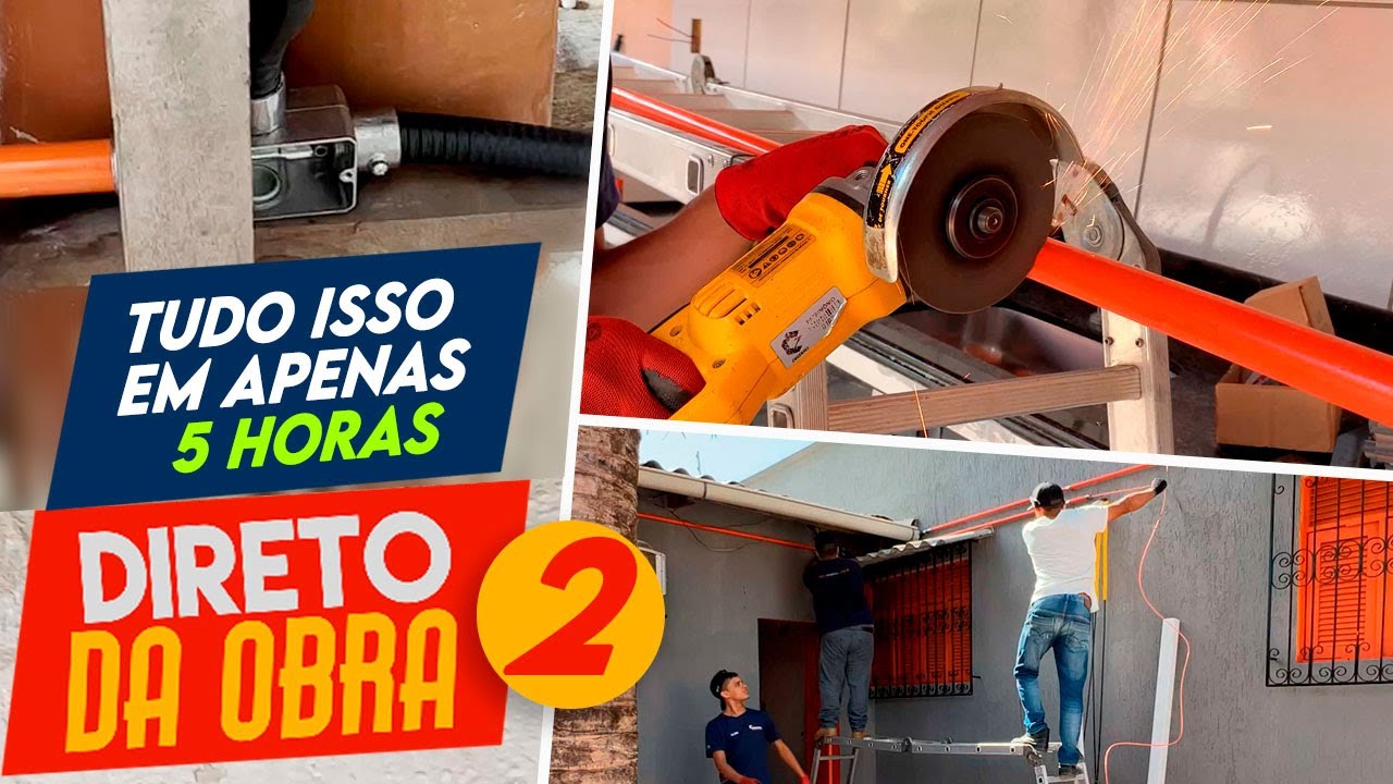 ✅ 1ª MISSÃO na OBRA Liberar a INFRA + CABOS de TODA área EXTERNA