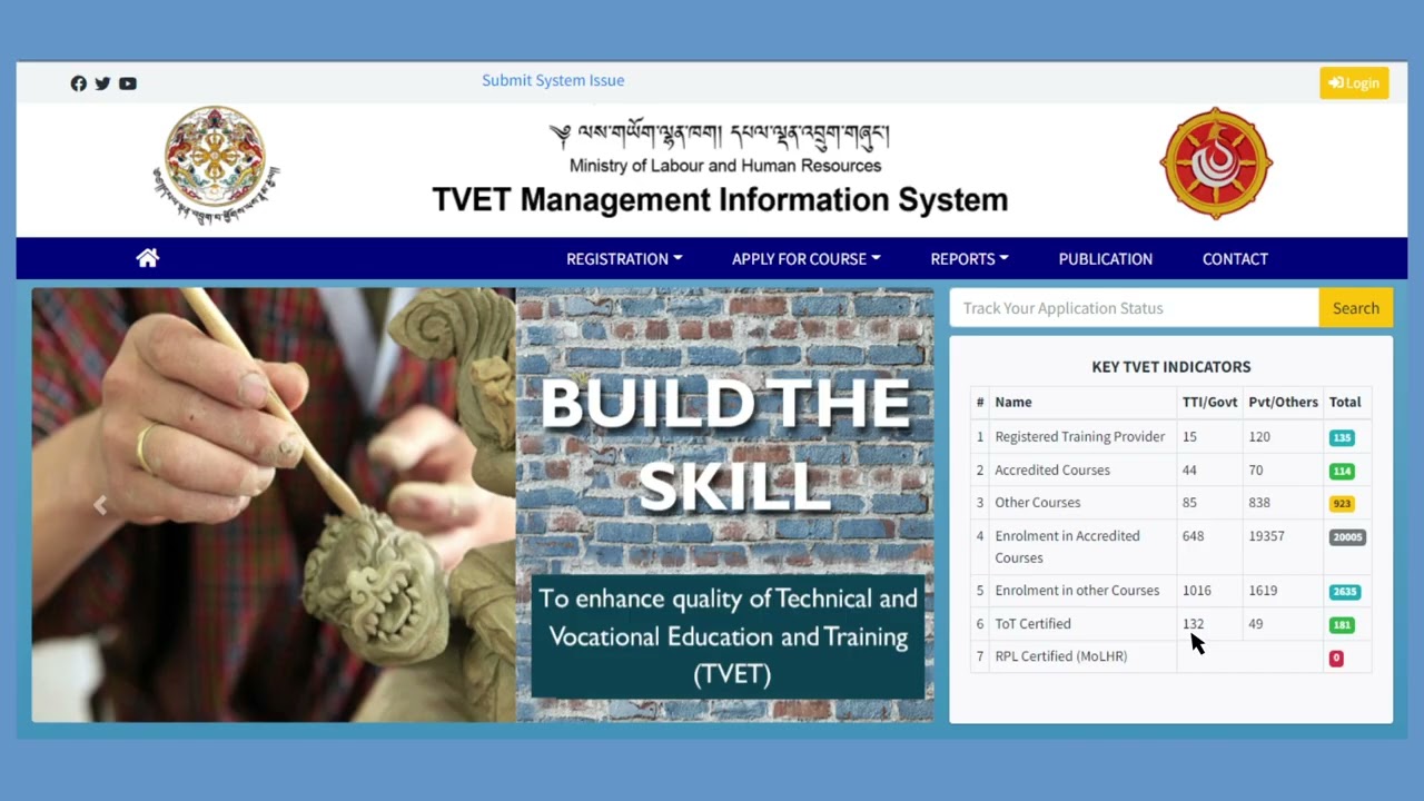 TVET-MIS Tutorial for TVET Training Providers