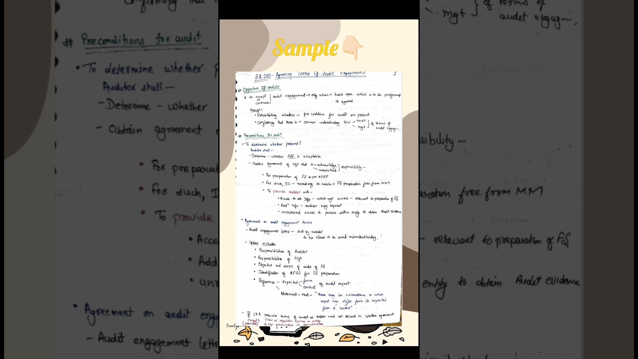 CA Inter Audit FREE Notes Part 2 