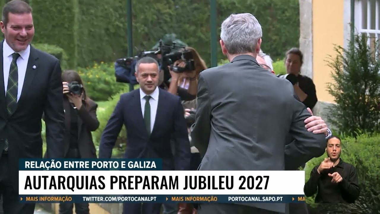 PEDRO DUARTE RECEBE PRESIDENTE DA XUNTA DE GALICIA
