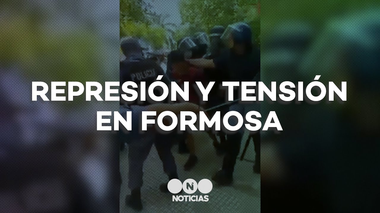Represión en Formosa de una manifestación contra la vuelta a Fase 1 de cuarentena - Telefe Noticias