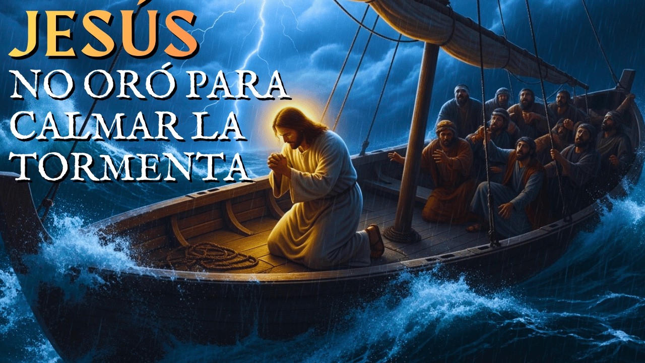 Jesús No Oró Para Calmar la Tormenta — Le Dio una Orden Directa (Y Tú Puedes Hacer lo Mismo)
