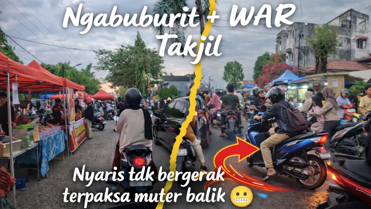 BEGINILAH SUASANA NGABUBURIT + WAR TAKJIL di KOTA PADANG, Ada yg tau Lokasinya dimana saja??😃