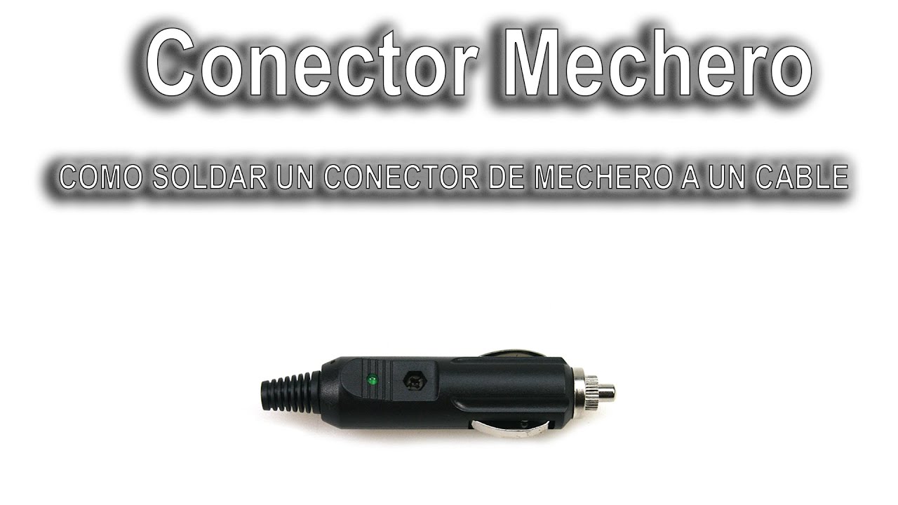 🛠️ Como soldar un conector de mechero a un cable 12v o 24 v