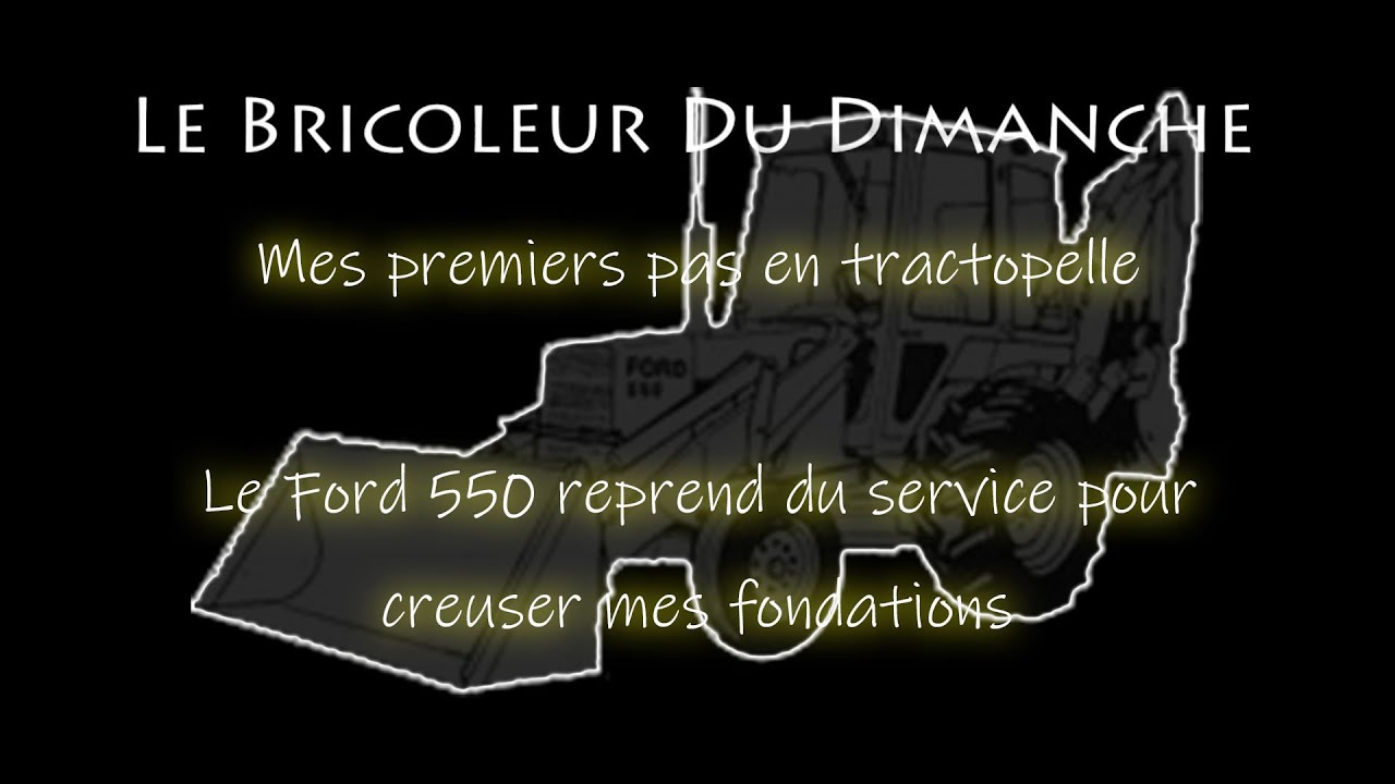 Mes premiers pas en tractopelle